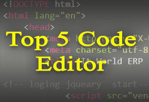 Top 5 Code Editor