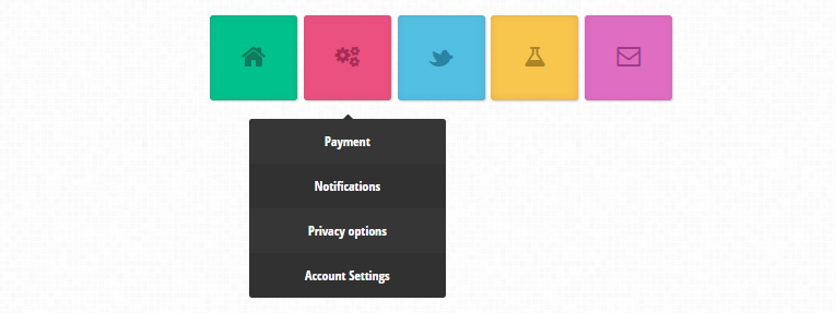 Animated Drop Down Menu