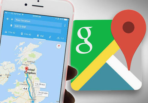 Group feature on Google Maps