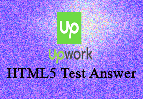 HTML5 Test Answer
