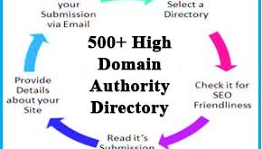 500+ High Domain Authority Directory Submission